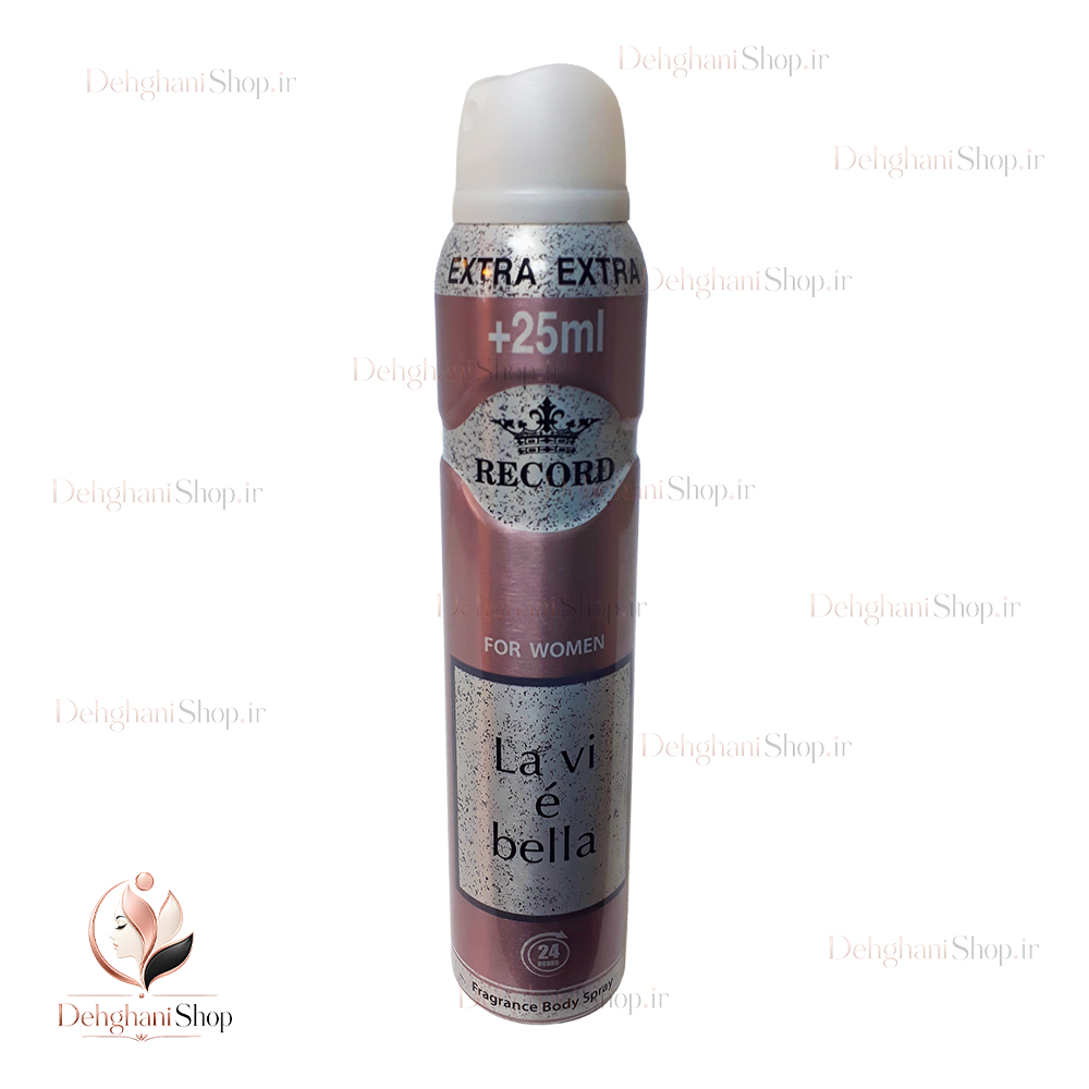 Record La Vie Est Belle Body Spray For Women 225ml اسپری لاویه است بله زنانه رکورد اصل