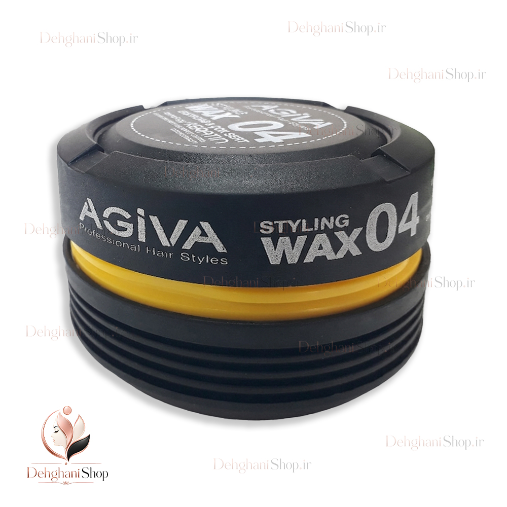 Agiva Styling Hair Wax 05 Extra Strong Black 175ml واکس مو آگیوا مشکی حالت دهنده بسیار قوی با جلوه براق اصل