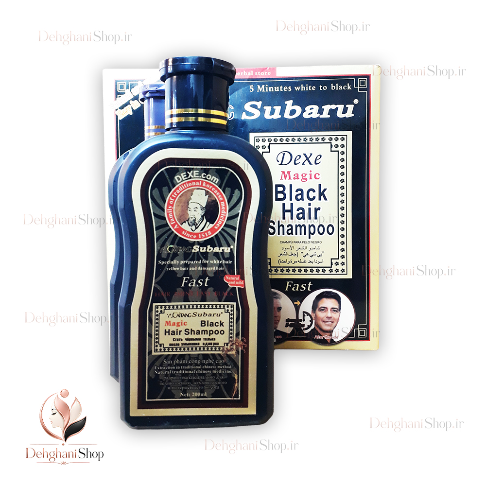Subaru Hair Dye Shampoo 400ml Pack شامپو رنگ مو سوبارو دوقلو