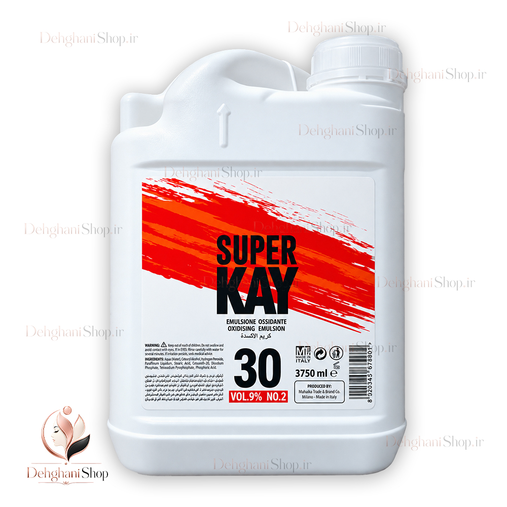 Super Kay 9 Percent Oxydant 3750ml اکسیدان ۹ درصد گالنی سوپر کی