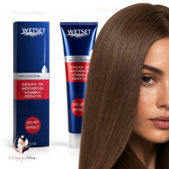 رنگ مو بلوند تیره قوی وت ست شماره 6.00 سری طبیعی قوی تیوپ 125 میلی لیتری اصل