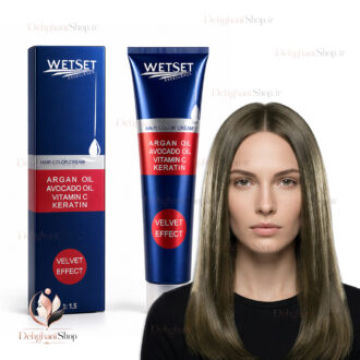 رنگ مو زیتونی تیره وت ست شماره M5 سری زیتونی تیوپ 125 میلی لیتری اصل