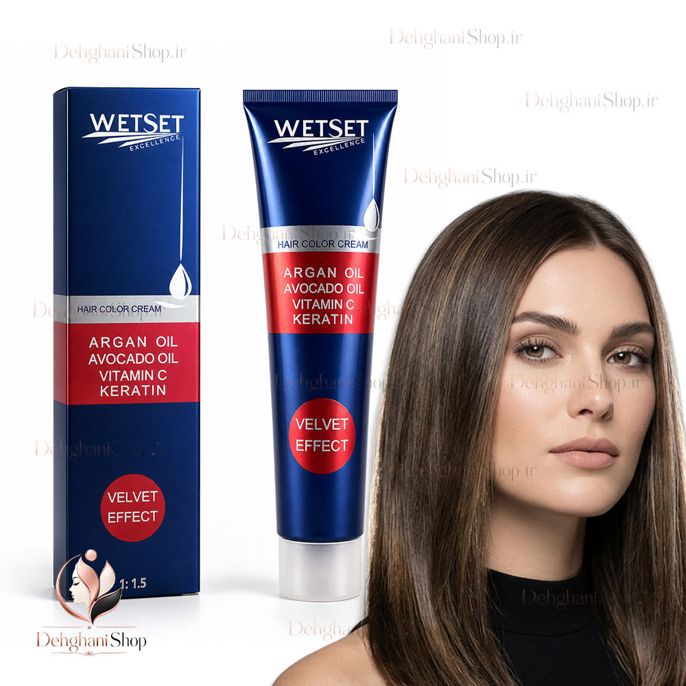 WetSet Hair Color Dark Nescafe No 6.47 رنگ مو نسکافه ای تیره وت ست شماره 6.47 اصل