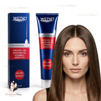 رنگ مو قهوه ای شکلاتی متوسط وت ست شماره W3-4.77 اصل