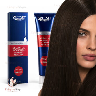 رنگ مو قهوه ای روشن قوی وت ست شماره 5.00 سری طبیعی قوی تیوپ 125 میلی لیتری اصل