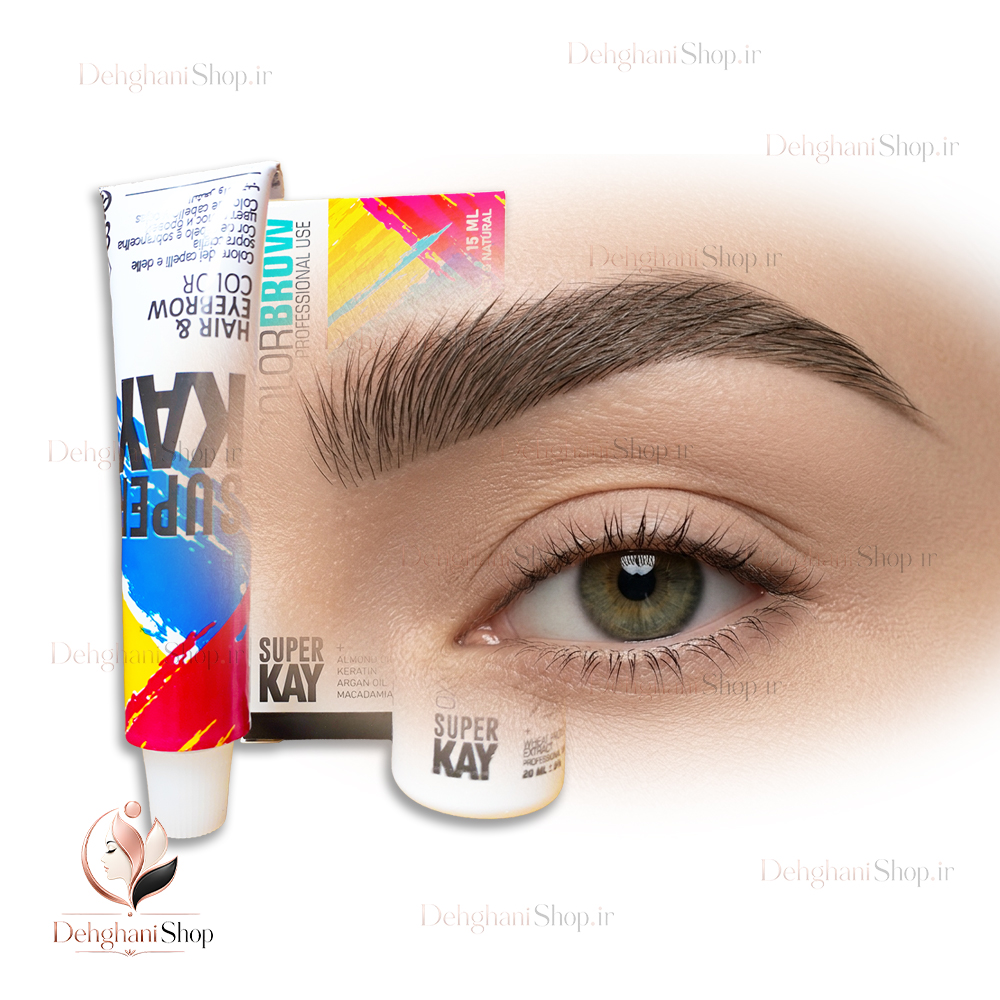 Super Kay Eyebrow Color Ash Blonde SS9 رنگ ابرو بلوند دودی خیلی روشن سوپر کی شماره SS9