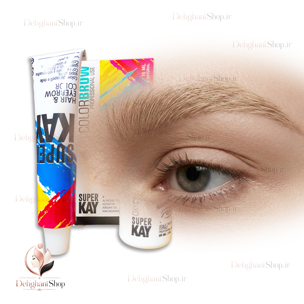 Super Kay Eyebrow Color Sand Blonde SSA9 رنگ ابرو بلوند شنی خیلی روشن سوپر کی شماره SSA9