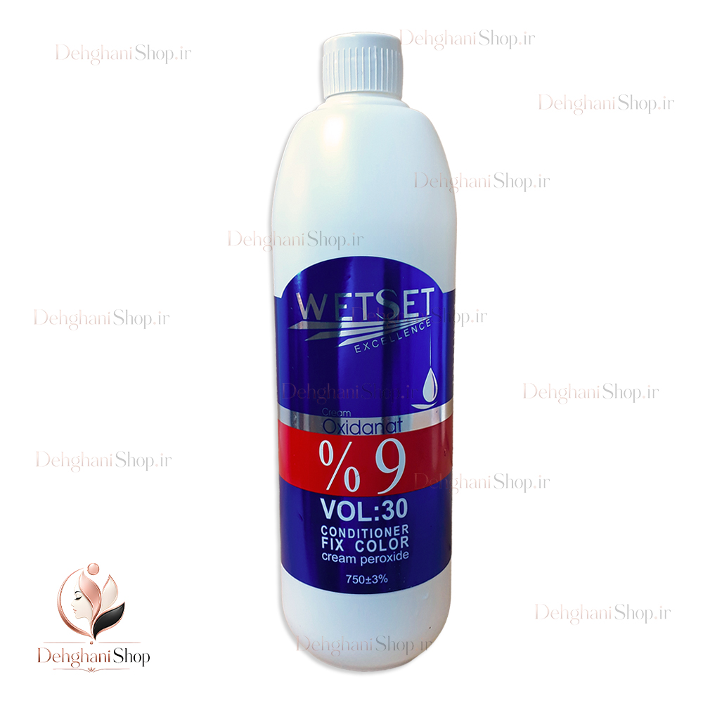 WetSet 9 Percent Oxydant 750ml اکسیدان 9 درصد بزرگ وت ست